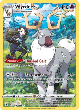 Wyrdeer TG06/TG30 - Holofoil SWSH10 Astral Radiance Trainer Gallery - Ultra Rare