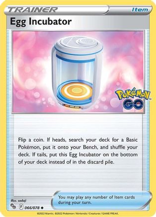 Egg Incubator 066/078 Pokemon GO - Uncommon