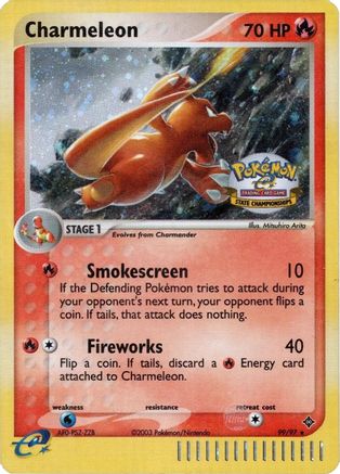 Charmeleon (State Championship) 099/97 - Holofoil League & Championship Cards - Promo