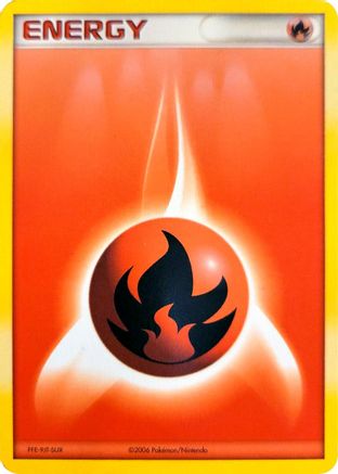 Fire Energy (2006 Unnumbered) (2006 Unnumbered) League & Championship Cards - Common