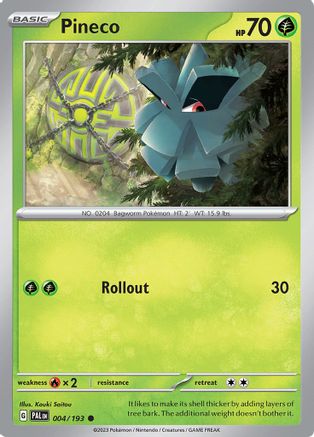 Pineco 004/193 SV02 Paldea Evolved - Common