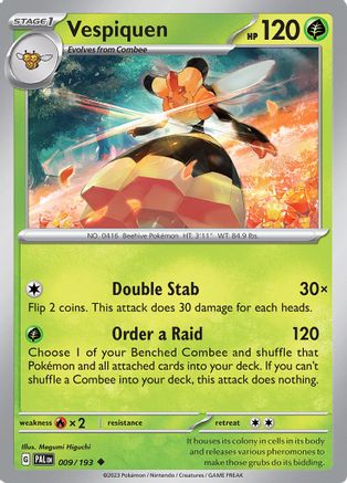Vespiquen 009/193 SV02 Paldea Evolved - Uncommon