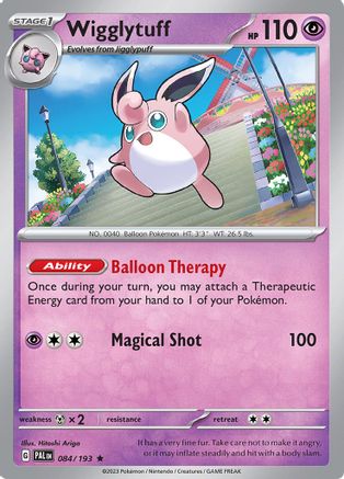 Wigglytuff 084/193 - Reverse Holofoil SV02 Paldea Evolved - Rare