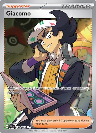 Giacomo 252/193 - Holofoil SV02 Paldea Evolved - Ultra Rare