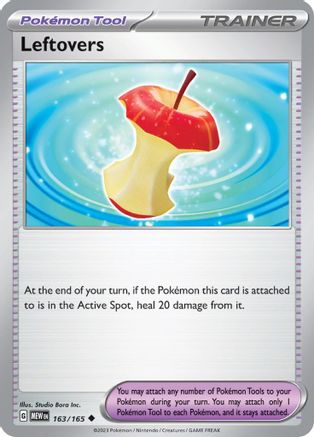 Leftovers 163/165 - Reverse Holofoil SV Scarlet & Violet 151 - Uncommon