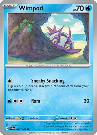 Wimpod 048/182 - Reverse Holofoil SV04 Paradox Rift - Common