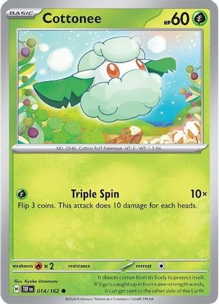 Cottonee 014/162 SV05 Temporal Forces - Common