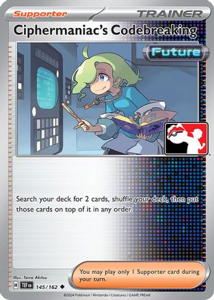 Ciphermaniac's Codebreaking 145/162 Prize Pack Series Cards - Uncommon