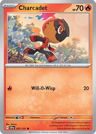 Charcadet 032/191 SV08 Surging Sparks - Common