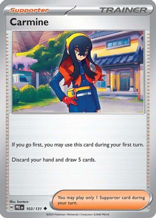 Carmine 103/131 SV Prismatic Evolutions - Uncommon