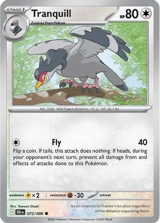 Tranquill 072/086 SV Black Bolt - Common