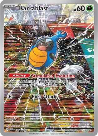 Karrablast 094/086 - Holofoil SV Black Bolt - Illustration Rare