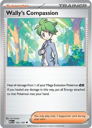 Wally's Compassion 132/132 ME01 Mega Evolution - Uncommon