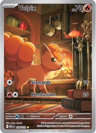 Vulpix 138/132 - Holofoil ME01 Mega Evolution - Illustration Rare