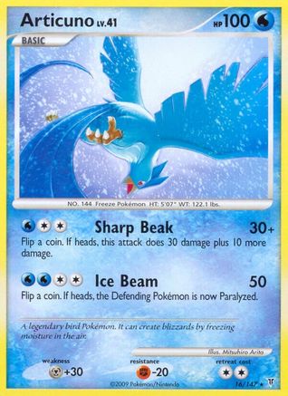 Articuno (16) (16) 016 - Reverse Holofoil Supreme Victors - Rare