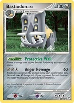 Bastiodon (DP Mysterious Treasures) 021/123 - Holofoil Deck Exclusives - Holo Rare