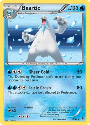 Beartic (30) (30) 030 - Holofoil Emerging Powers - Holo Rare