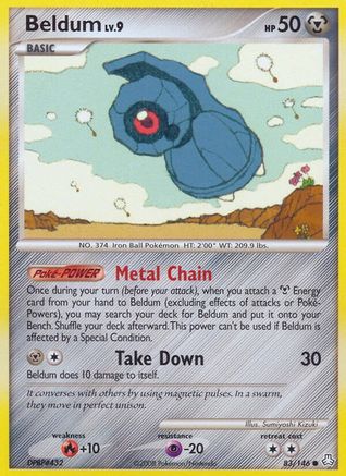 Beldum (83) (83) 083 - Reverse Holofoil Legends Awakened - Common