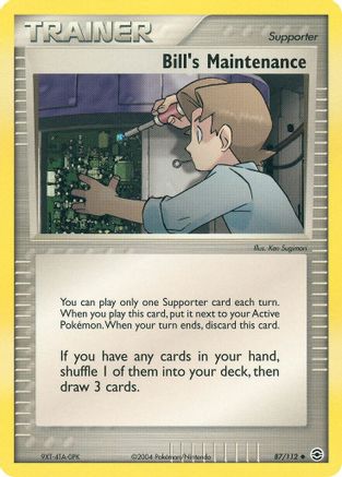 Bill's Maintenance 087 FireRed & LeafGreen - Uncommon