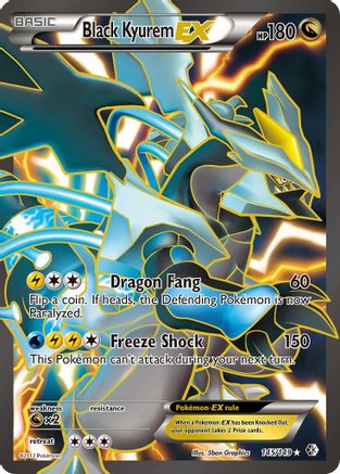 Black Kyurem EX (145 Full Art) (145 Full Art) 145 - Holofoil Boundaries Crossed - Ultra Rare