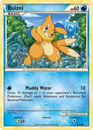 Buizel 045 Unleashed - Common