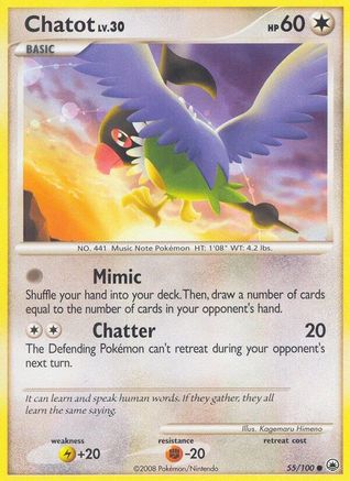 Chatot 055/100 Majestic Dawn - Common