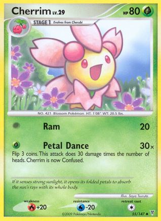 Cherrim 055 - Reverse Holofoil Supreme Victors - Uncommon