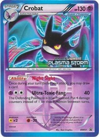 Crobat (Team Plasma) BW51 - Holofoil Black and White Promos - Promo