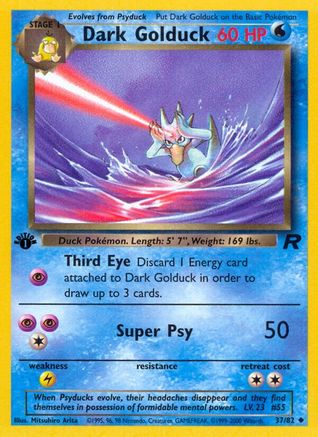 Dark Golduck 037/82 - 1st Edition Team Rocket - Uncommon