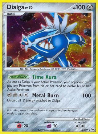 Dialga (6) (6) 006 - Holofoil Platinum - Holo Rare