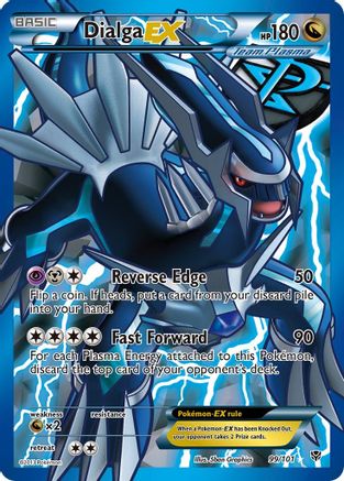 Dialga EX (Team Plasma) (99 Full Art) (Team Plasma) 099 - Holofoil Plasma Blast - Ultra Rare