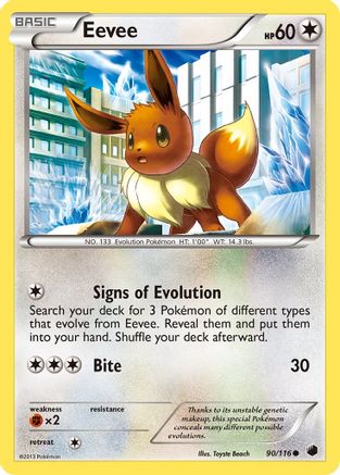 Eevee (90) (90) 090/116 Plasma Freeze - Common