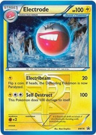 Electrode (Team Plasma) (Team Plasma) - BW76 BW76 - Holofoil Black and White Promos - Promo