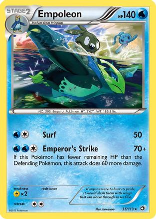 Empoleon 035/113 Legendary Treasures - Rare
