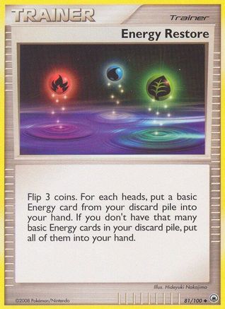 Energy Restore 081 - Reverse Holofoil Majestic Dawn - Uncommon
