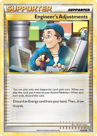 Engineer's Adjustments 075/95 - Reverse Holofoil Unleashed - Uncommon
