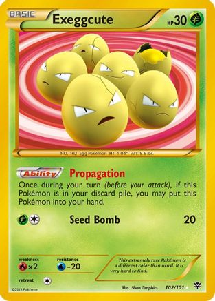Exeggcute (102 Secret Rare) (102 Secret Rare) 102 - Holofoil Plasma Blast - Secret Rare