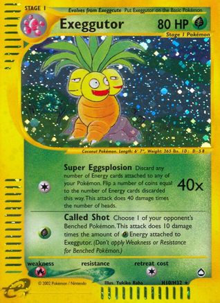 Exeggutor (H10) (H10) H10 - Holofoil Aquapolis - Holo Rare