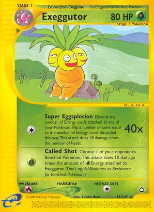 Exeggutor (12) (12) 012 Aquapolis - Rare
