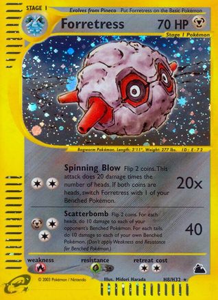 Forretress (H8) (H8) 0H8 - Holofoil Skyridge - Holo Rare