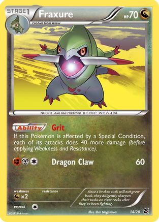 Fraxure (14) (14) 014 - Holofoil Dragon Vault - Holo Rare
