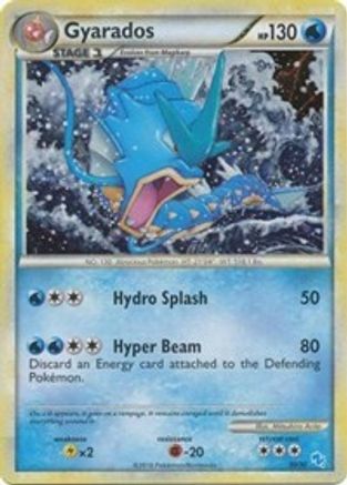 Gyarados (#30 Holo) (#30 Holo) 030 - Holofoil HGSS Trainer Kit Gyarados & Raichu - Common