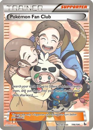 Pokemon Fan Club (106 Full Art) (106 Full Art) 106/106 - Holofoil XY Flashfire - Ultra Rare