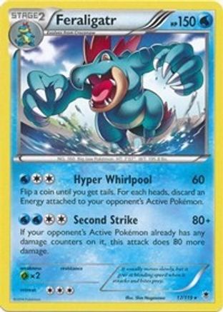 Feraligatr (XY Phantom Forces) 017/119 Deck Exclusives - Rare