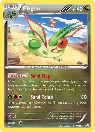 Flygon 110/160 - Reverse Holofoil XY Primal Clash - Holo Rare