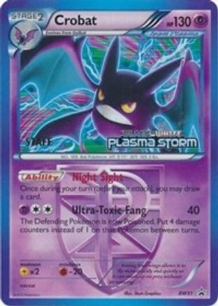 Crobat (Team Plasma) BW51 - Holofoil Black and White Promos - Promo