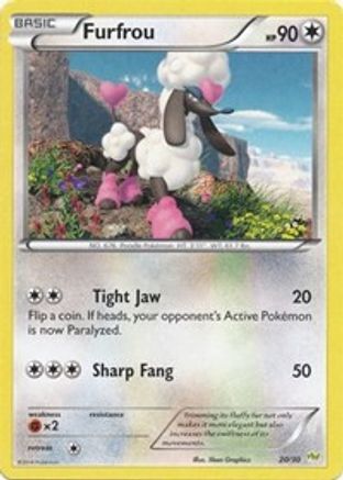 Furfrou (#20 (#20 - Noivern) 020 XY Trainer Kit Sylveon & Noivern - Common
