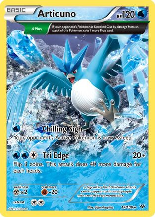 Articuno (17 Delta) (17 Delta) 017/108 XY Roaring Skies - Rare