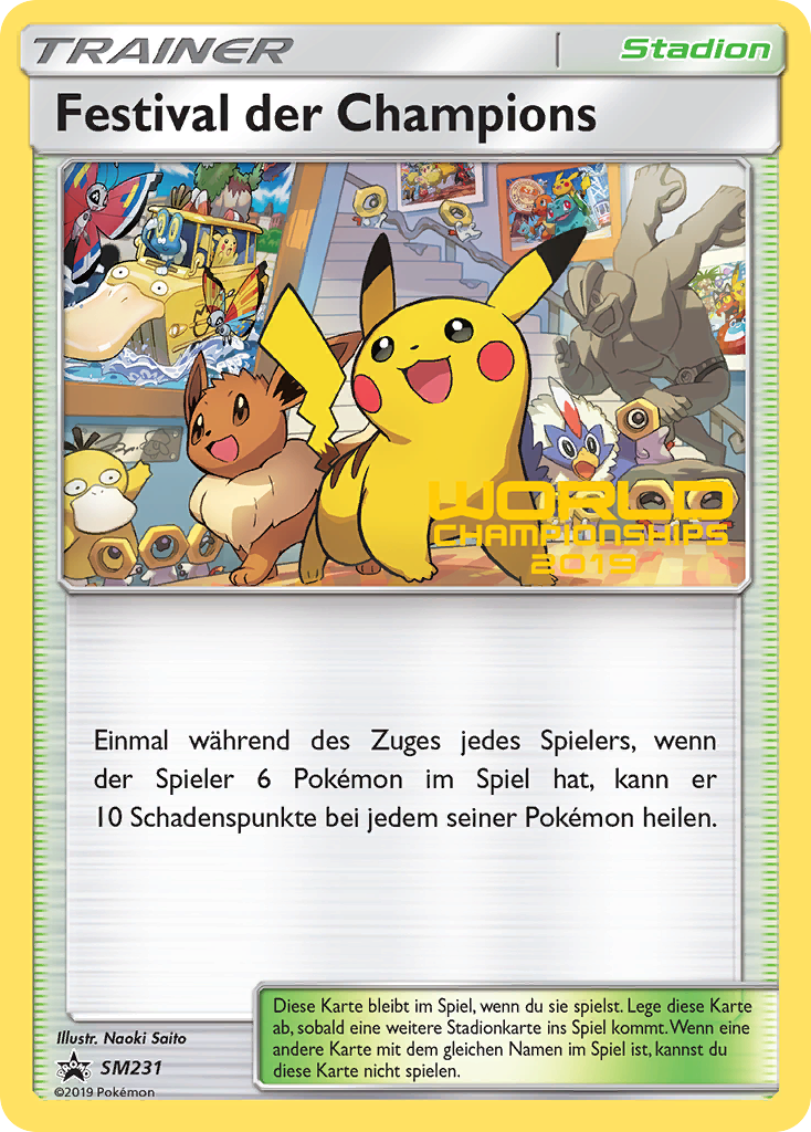 Champions Festival (World Championships 2019) SM231 SM Promos - Promo