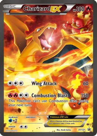 Charizard EX XY121  - Holofoil XY Promos - Promo